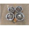 Image 1 : Set of 4 Quality Spoked Rims with Chrome Studs