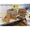 Image 1 : 5 Wooden Crates; 2 Milk, 3 Smaller