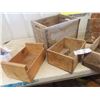 Image 3 : 5 Wooden Crates; 2 Milk, 3 Smaller