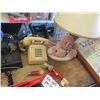 Image 3 : Lamp, Telephones - 1 Rotary , Kitchen Utensils