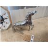 Image 2 : Chrome Horse Statue - Seller States Hood Ornament 10" x 10"