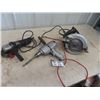 Image 1 : 3 Power Tools ; Skill Saw, 1/2" Drill, Angle Grinder