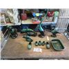 Image 1 : 11 Blue Mountain Pieces ; Shoes, Tray, Dolphins, Birds