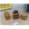 Image 1 : 3 Cookie Jars - 1 Cracked Lid