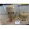 Image 1 : Cheese Crockery with Cover & Crockery Beer Keg