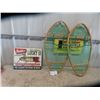 Image 1 : SnowShoes 16" X 31" & Heddon Fish Lure Display 14" X 17"
