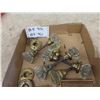 Image 3 : 2 Old Post Office Mail Box Doors & Vintage Door Knobs