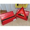 Image 1 : 2 Sets of Magnetic Triangles, Emergency Deflectors Like New Condition