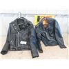 Image 1 : 2 Biker Leather Jackets Sz 42