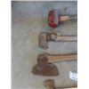Image 2 : 5 Yard Tools ; Sledge Hammer, Axes & Some In Between Broad Axe
