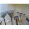 Image 2 : 7 Yard Tools; Rakess, Hoes, Scuffler