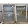 Image 2 : 3 Wooden Framed Window Panes; 2) 30"x 20" , 1) 18" x 38"