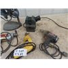 Image 2 : 4 Power Drills, Drill Bits Sharpener & Press
