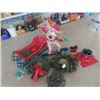Image 1 : Christmas Display, Tree Stand, Wreath plus more