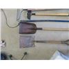 Image 2 : 6 Yard Hand Tools; Shovels, Fencing Bar, Pick, Rake, Edger