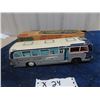 Image 2 : Cragston Japan Tin Friction Greyhound Bus with Box 12" x 3" x 3"