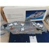 Image 2 : Universall US Air Craft Carrier with 10 Fighter Jets + Helicopter with Box 30" Long