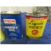 Image 2 : 4 Oil Tins; 1) Mystik Household Oil 4 oz, 1) Smash Penetrating Oil 4 oz, 1) Exxon Handy Oil 4 oz, 1)