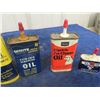 Image 2 : 5 Oil Tins; 1) White Sewing Machine Oil 4 oz, 1) Sears Pet Clipper Oil 4 oz, 1) Keystone Penetrating