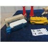 Image 2 : 6 Avon Items; Bus with Box, Fire Truck, Salt + Pepper plus a couple more