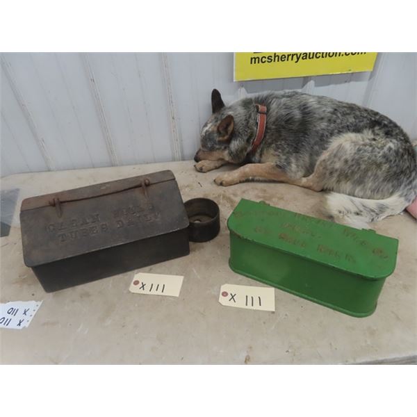 2 Cast Implement Tool Boxes - McSherry Auction Service Ltd.