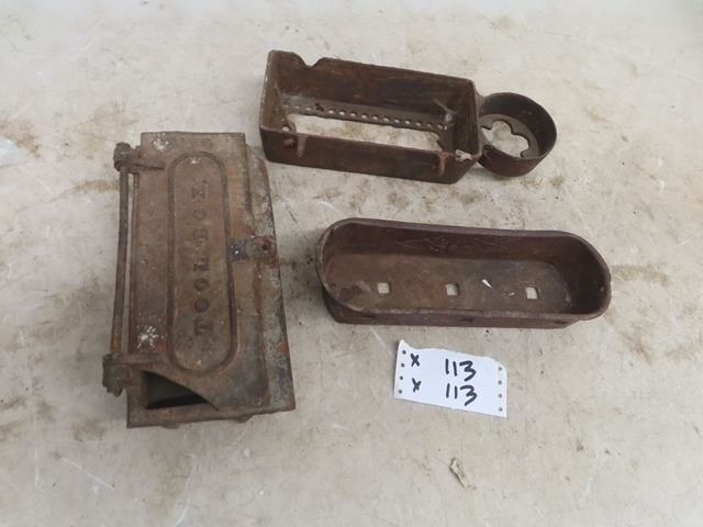 3 Cast Implement Tool Boxes - McSherry Auction Service Ltd.