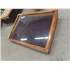 Image 2 : Table Top Display Case - Cracked Glass & Writing Desk Top Crate