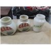 Image 2 : Milk Glass Spice Set