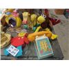 Image 2 : Fisher Price Phone, Pull Toys, Children's Room Lamp, New Old Stock, Cotton Diapers