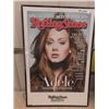 Image 2 : Rolling Stone Adele Magazine Cover Poster 23" x 34" & Jack Nicholson Photo 25" X 21"