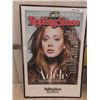 Image 2 : Rolling Stone Adele Magazine Cover Poster 23" x 34" & Jack Nicholson Photo 25" X 21"