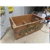 Image 2 : Coca-Cola Crate & Wooden Wagon Wheel Decor 32" Wide