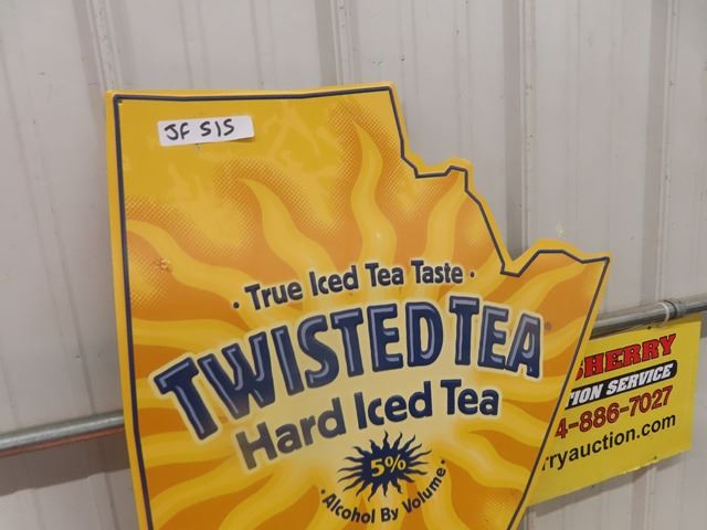 Twisted Tea Signage **jf** Metal Twisted Tea Sign 35