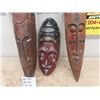 Image 2 : 3 Tribal Display  Masks