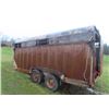 Image 2 : H.M. Gooseneck Tandem Stock Trailer 16' Long with Truck Hitch Located South of Arborg - for Viewing