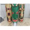 Image 2 : 3 Tribal Mask Carving 40" Long