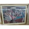 Image 2 : 2 Poker Playing Dog Pictures 18" x 22"