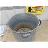 Image 2 : Large Granite Pot 17.5" Tall & Aluminum Kettle 18" Wide