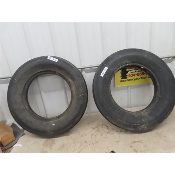 2 Front Tractor Tires 600- 16