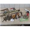 Image 1 : Pad Lock, Drill Bits OddsnEnds of Tools; Tin Snip, Saws, Clamp plus more