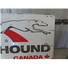 Image 2 : Metal GreyHound Bus Sign 24" x 48"