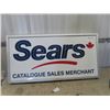 Image 1 : Sears Fiberglass Sign with Aluminum Frame 24" x 48"