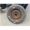 Image 1 : 5 Hole Rim with Like New GoodYear P275/60R20 Tire