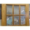 Image 2 : Solid Oak Door with Window Pane 77.5" x 30" with Key