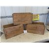 Image 1 : 3 CIL Wooden Ammo Crates 12" x 21" x 10"