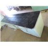Image 2 : 3 Mid Century Painted Kitchen Cupboards; 1) Lower Counter 30" x 95" X 21" , 1) Corner 50" Long 25" L