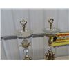 Image 3 : 2 Figurine Floor Ashtray Stands