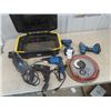 Image 1 : Reciprocating Saw - Works but Sometimes not Right at Base, Drill , Drywall Gun, Circular Saw Blades,