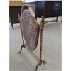 Image 2 : Ornate Fire Place Guard - Cane & Barley Twist 31" x 19"