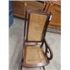 Image 2 : (gs) Wooden & Cane Rocking Chair
